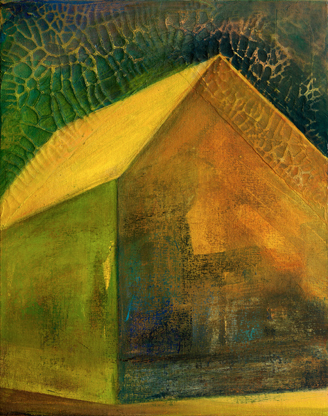 Barn Interior 13 x 10 inches (image) on 17 x 18 inches sheet edition of 25