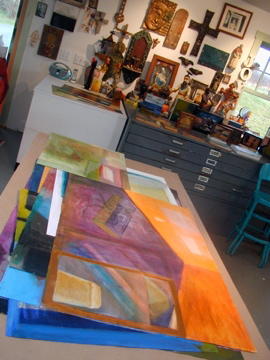 paintings on paper