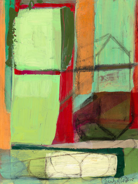 Are You Home, 12 x 9, acrylic on panel SOLD