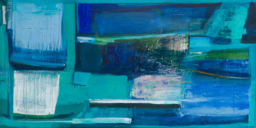Calming the Chaos, 30 x 60 acrylic/panel