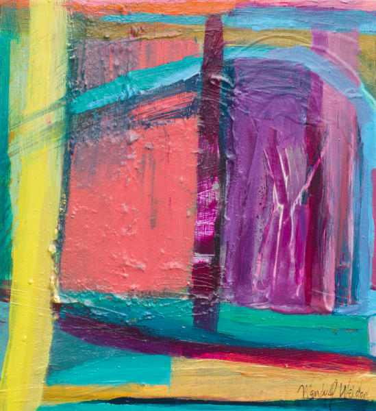 At a Crossroad, 12 x 11, acrylic on panel	SOLD