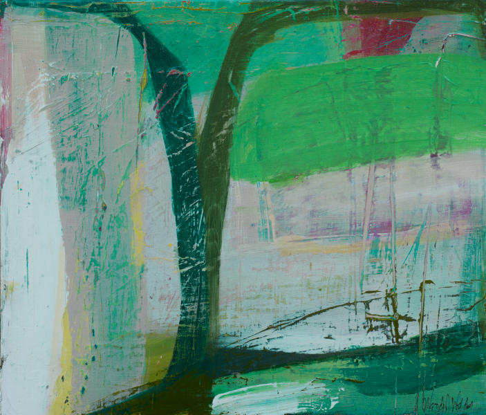INTERIOR 12 x 14 acrylic on panel 