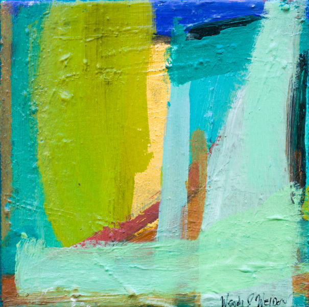 ANGEL  6 x 6 acrylic on canvas SOLD