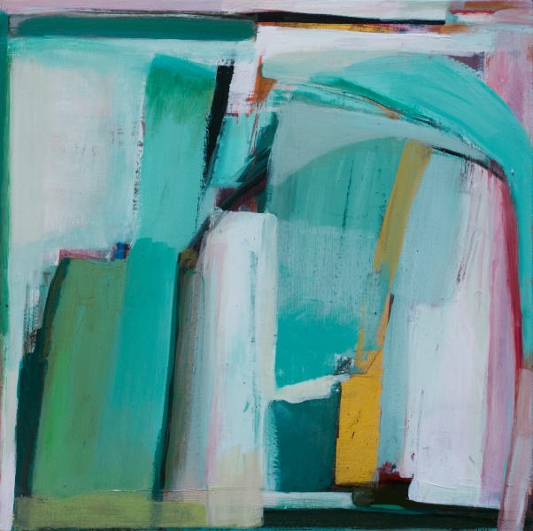 STEPPING LIGHTLY 24 x 24 acrylic on canvas